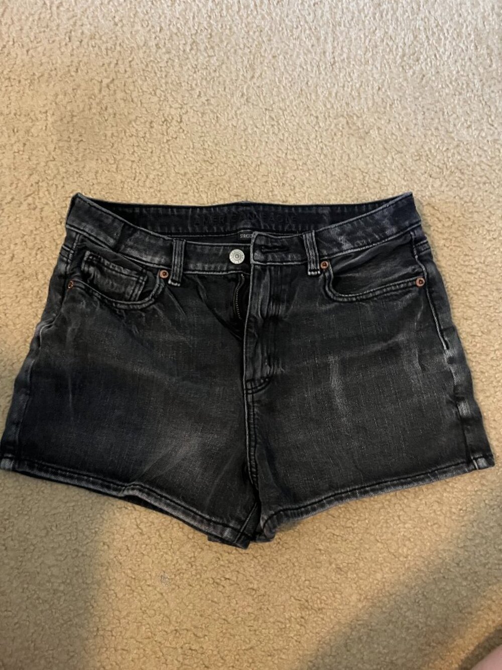 Black American Eagle Strigid Shorts | Size 4